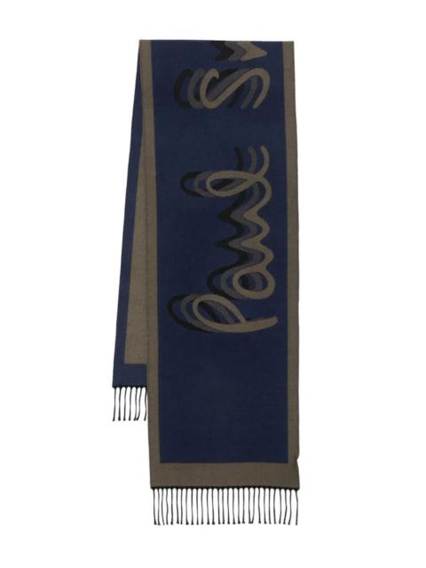 Paul Smith Men Scarf Faded Int Jacq