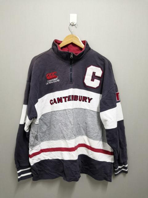 Other Designers Canterbury Of New Zealand - Canterbury Steinlager Sunfaded Half Zipper Sweatshirt