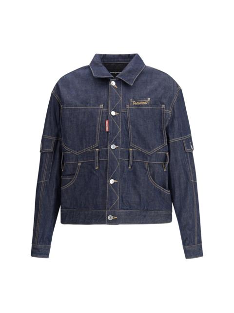 DSQUARED2 Dsquared2 Men Cargo Denim Jacket
