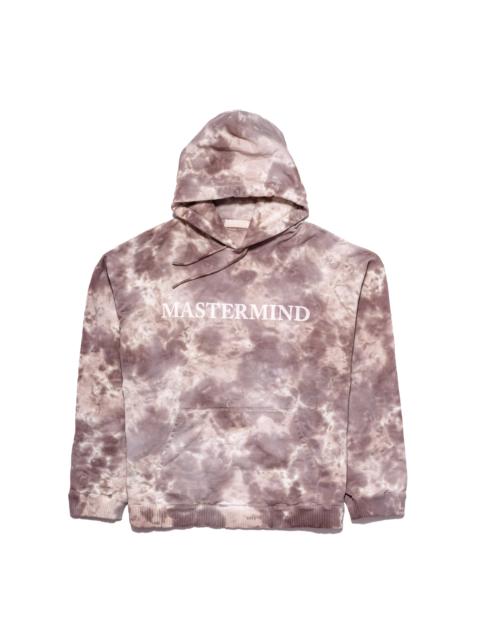 MASTERMIND WORLD Mastermind World Logo-Print Tie-Dye Hoodie Brown