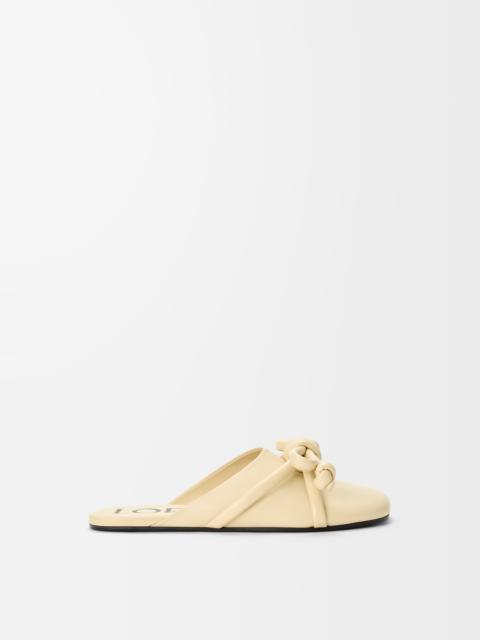 Loewe Flamenco Knot mule in lambskin