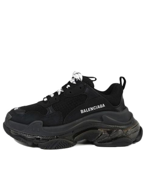 BALENCIAGA (WMNS) Balenciaga Triple S Sneaker 'Clear Sole - Black' 544351W2FB11000