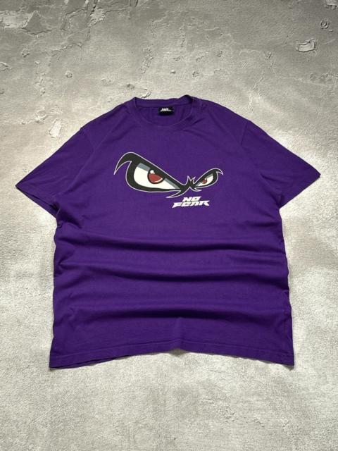 Other Designers Vintage Rare No Fear Eyes Print Purple T-Shirt