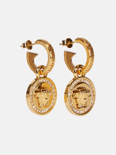 VERSACE Greca and Medusa earrings
