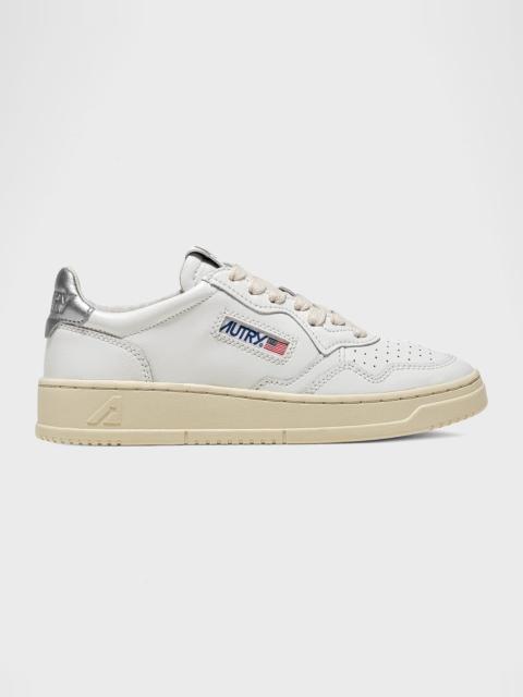 AUTRY Medalist Low-Top Bicolor Leather Sneakers