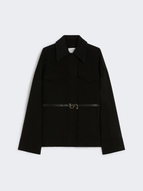 Sportmax Double-faced wool pea coat