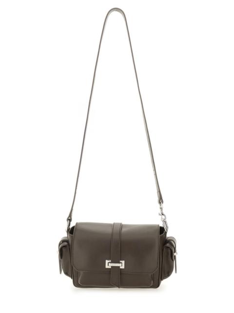 HOGAN SMALL LEATHER FLAP BAG