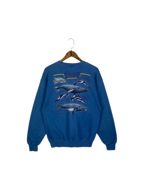 Other Designers Vintage - 90s LL Bean Harborside Graphics Marine Mammals