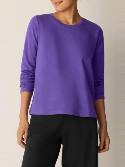 EILEEN FISHER Eileen Fisher Crewneck Top in Ultraviolet at Nordstrom