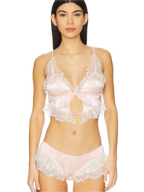 For Love & Lemons Audrey Jacquard Top