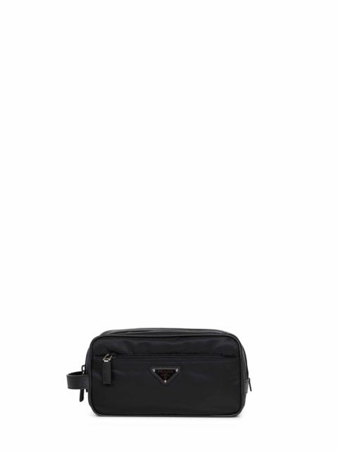 Prada Prada Accessori Pelletteria Men Black Travel Pouch