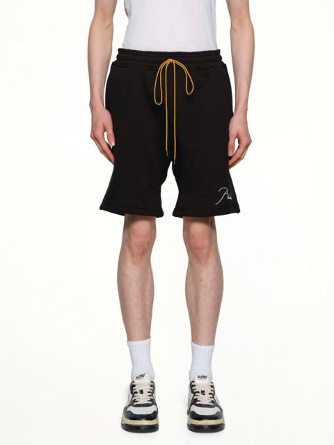 Rhude Classique Sweatshort in Black/White