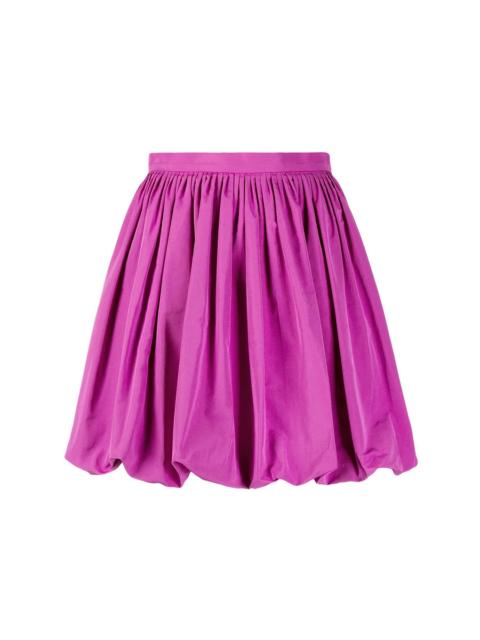 Valentino Valentino Garavani Pleated Bubble Hem Skirt