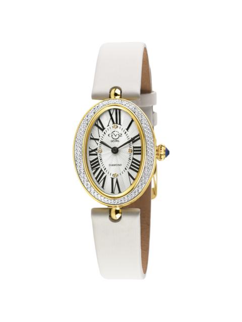 Other Designers GV2 by Gevril Piazza Navona Quartz White Dial Ladies Watch 14811.2