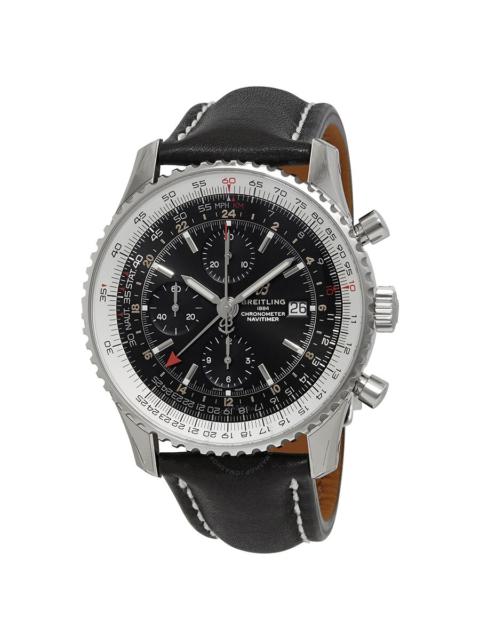 Breitling Navitimer Chronograph Automatic Chronometer Black Dial Men's Watch A24322121B2X2