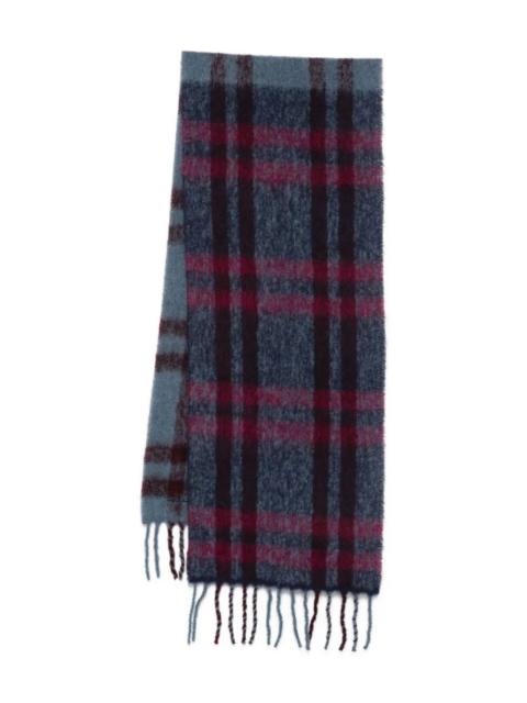 Paul Smith Introducing the WOMEN SCARF "CRUXELLA" CHECK by PAUL SMITH, an exquisite accessory that epitomizes s