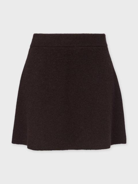 LISA YANG Skirt Clare Cashmere Dark brown
