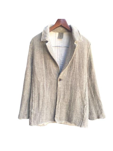 Other Designers Avant Garde - 🔥LAST DROP🔥Ripvanwinkle Herringbone Jacket Distressed Hem