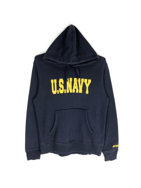 Other Designers Vintage - Vintage Avirex U.S.Navy Hoodie Sweatshirt