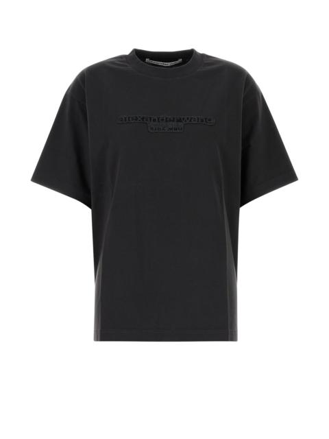 Alexander Wang Charcoal cotton oversize t-shirt