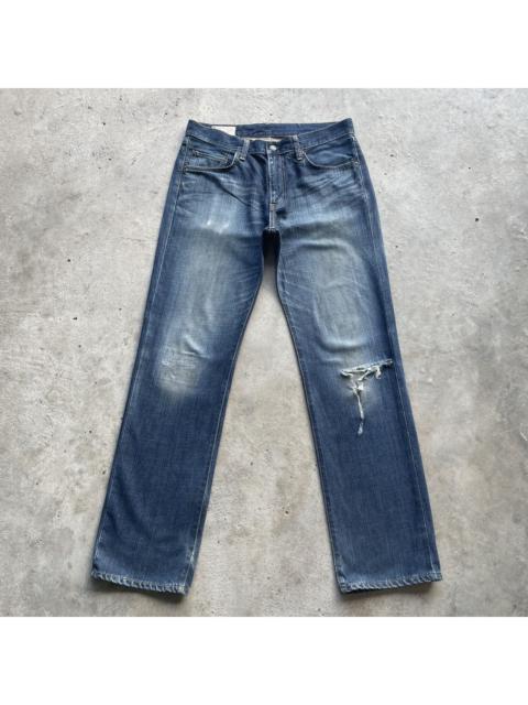 Other Designers Vintage Edwin 503 Faded Ripped Denim Jeans Pants Distressed