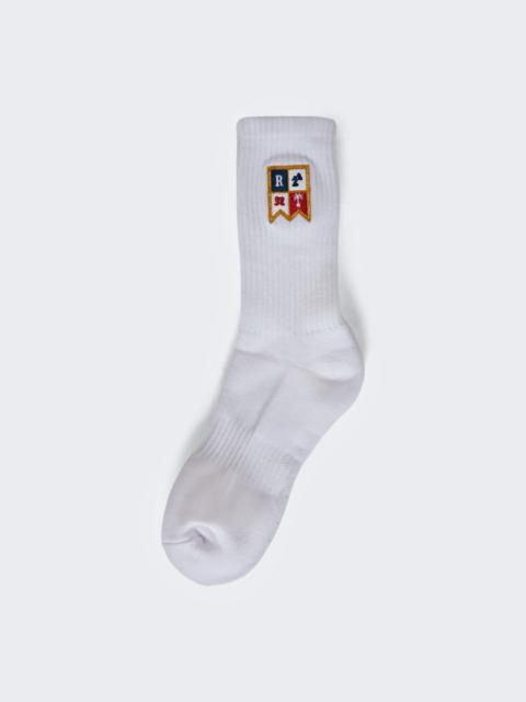 Rhude Harbor Crest Sock White
