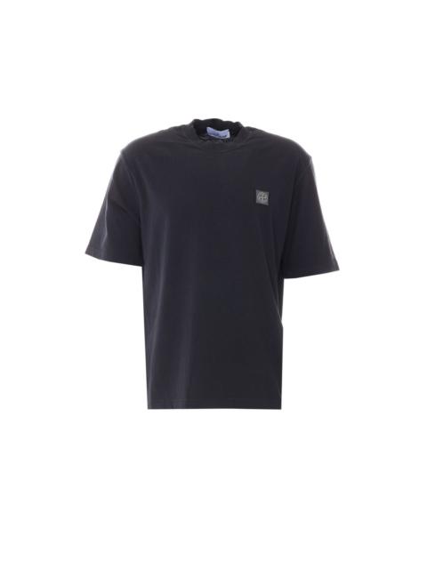 Stone Island Stone Island Men Compass Patch Logo T-Shirt