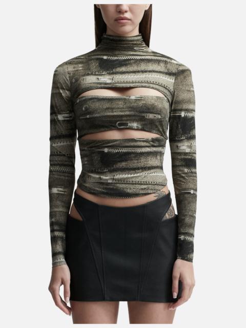 MISBHV ELENA ZIPPER TURTLENECK LONGSLEEVE