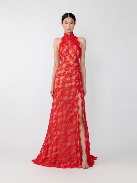 SAU LEE REESE LACE DRESS