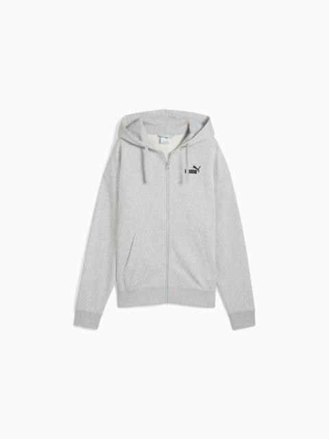 PUMA Essentials Small No. 1 Logo French Terry Women's Comfort Full-Zip Hoodie