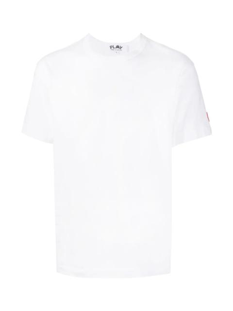 Comme des Garçons PLAY LOGO-PATCH CREW-NECK T-SHIRT