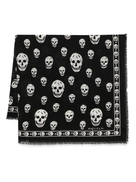 Alexander McQueen Classic Skull scarf