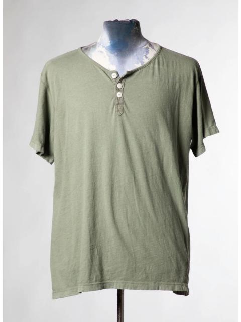 Greg Lauren Greg Lauren Short Sleeve Henley Shirt