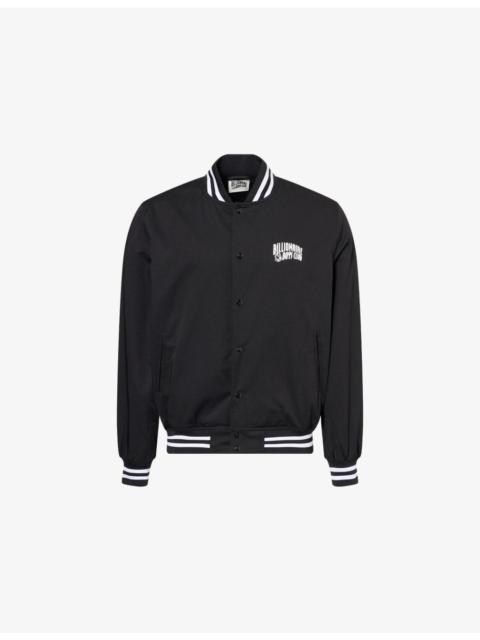 BILLIONAIRE BOYS CLUB Classic Varsity Brand-Print Cotton-Blend Jacket