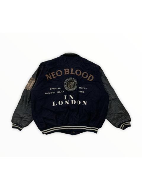 Other Designers 🔥Neo Blood Wool Leather Varsity Jacket