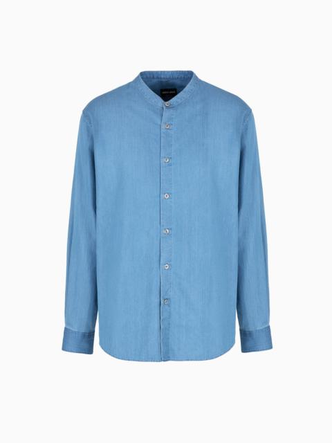 GIORGIO ARMANI Denim Collection cotton denim shirt