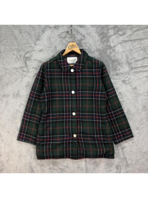 Other Designers Tsumori Chisato Fleece Lined Plaid Shirt Jacket #4716-165
