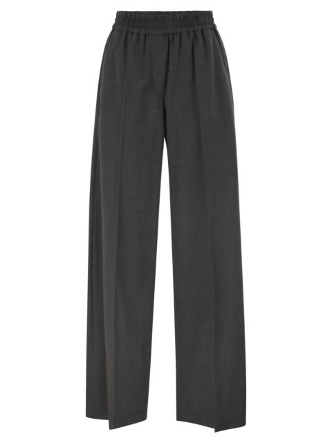Brunello Cucinelli Brunello Cucinelli Women Stretch Virgin Wool Fluid Trousers