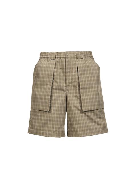 DAIWA PIER39 TECH 3D POCKET CARGO SHORTS SUMMER PLAID / SAGE GRY