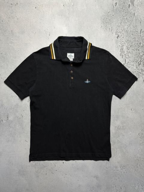 Vintage - Vivienne Westwood Orb Polo T-Shirt Black Man Lux Tee y2k 00s