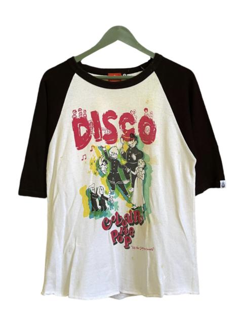 Other Designers Japanese Brand - Kishidenne Wrerutogood Disco Seditionaries 3/4 Sleeve Tee