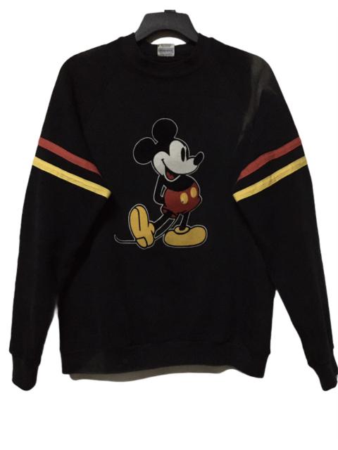 Other Designers Vintage - Vintage 90s MICKEY MOUSE Sweatshirt Stripes Size M