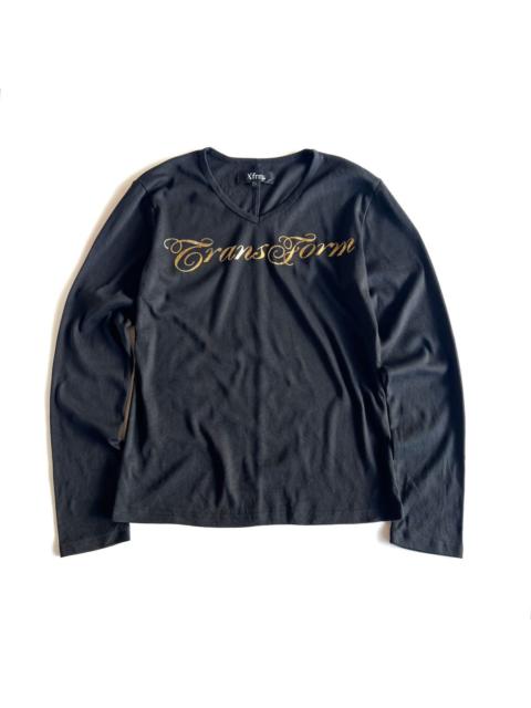 If Six Was Nine - 2000s Xfrm Grans form black long-sleeved t-shirt
