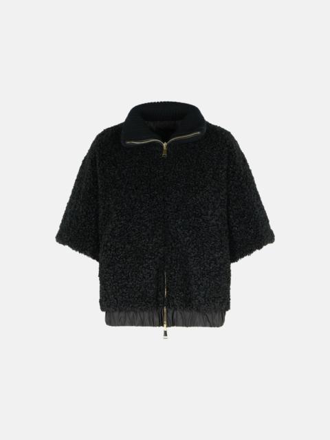 Moncler REVERSIBLE HOOD IN BLACK POLYESTER