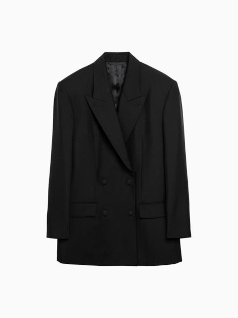 Givenchy Oversize Double-Breasted Black Wool Jacket Women