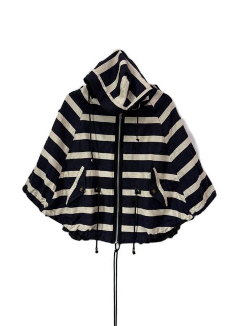 Other Designers Le Grande Bleu (L.G.B.) - Maitresse Stripe Poncho
