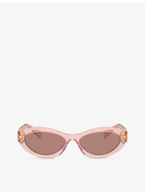 Prada PR 26ZS irregular-frame acetate sunglasses
