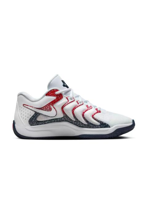 Nike KD17 "White/University Red/Obsidian" Men's Basketball Shoe