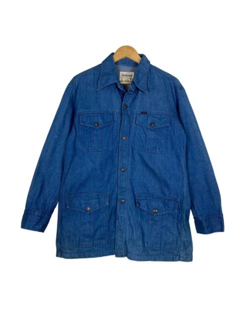 Other Designers Vintage 80s Edwin I Am Rich Man Denim Chore Jacket