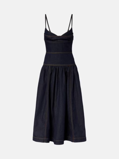 Zimmermann Denim midi dress
